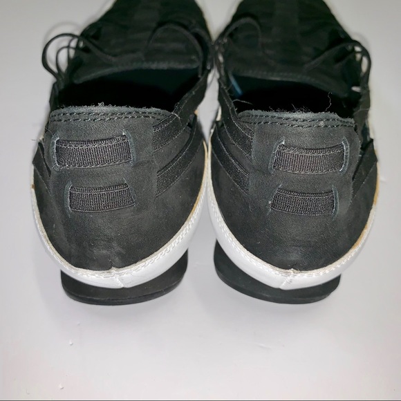 Stuart Weitzman Move-In Strappy Elastic Sneaker size 8.5 Black - Picture 7 of 8